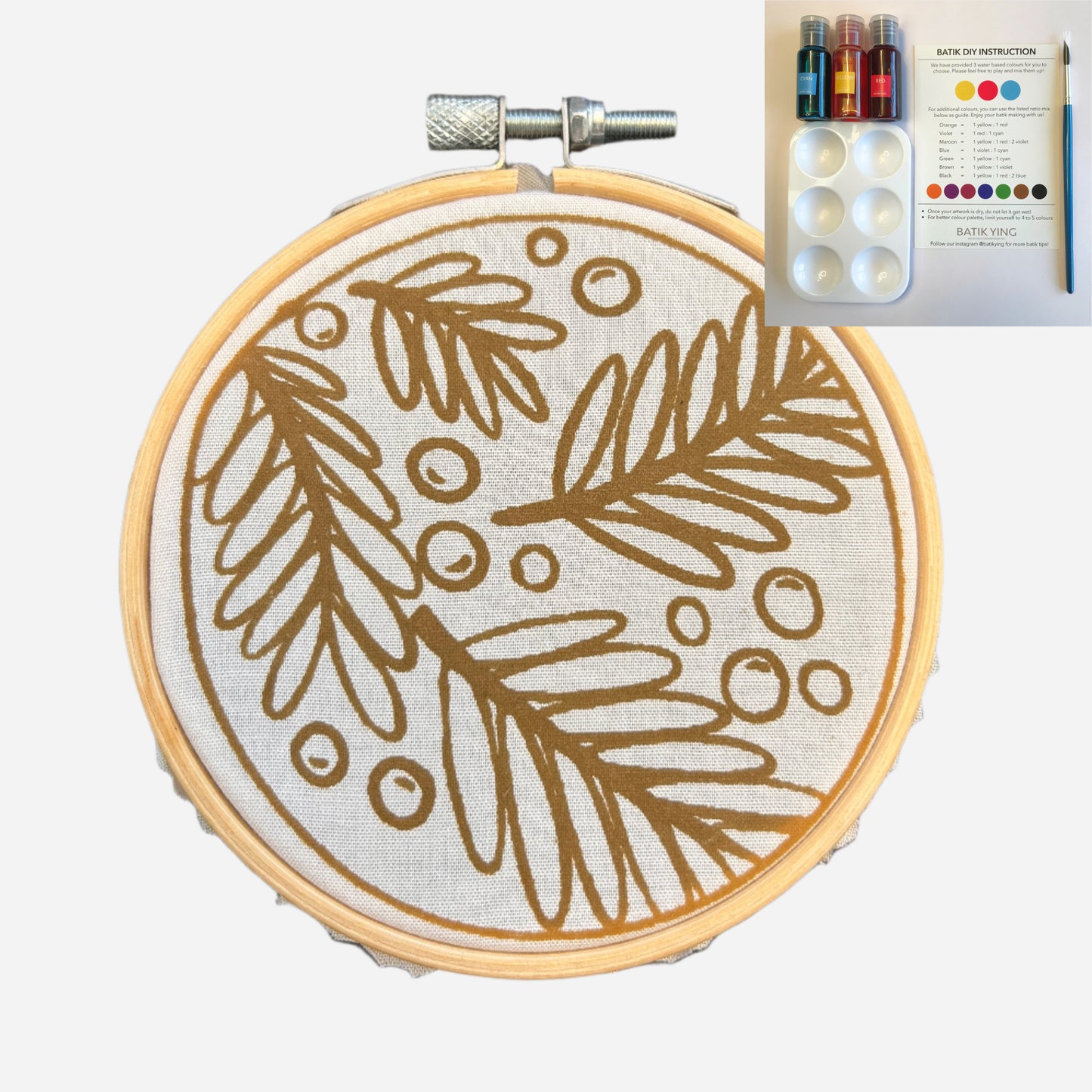 Mini Batik Craft Kit - Snow Fir