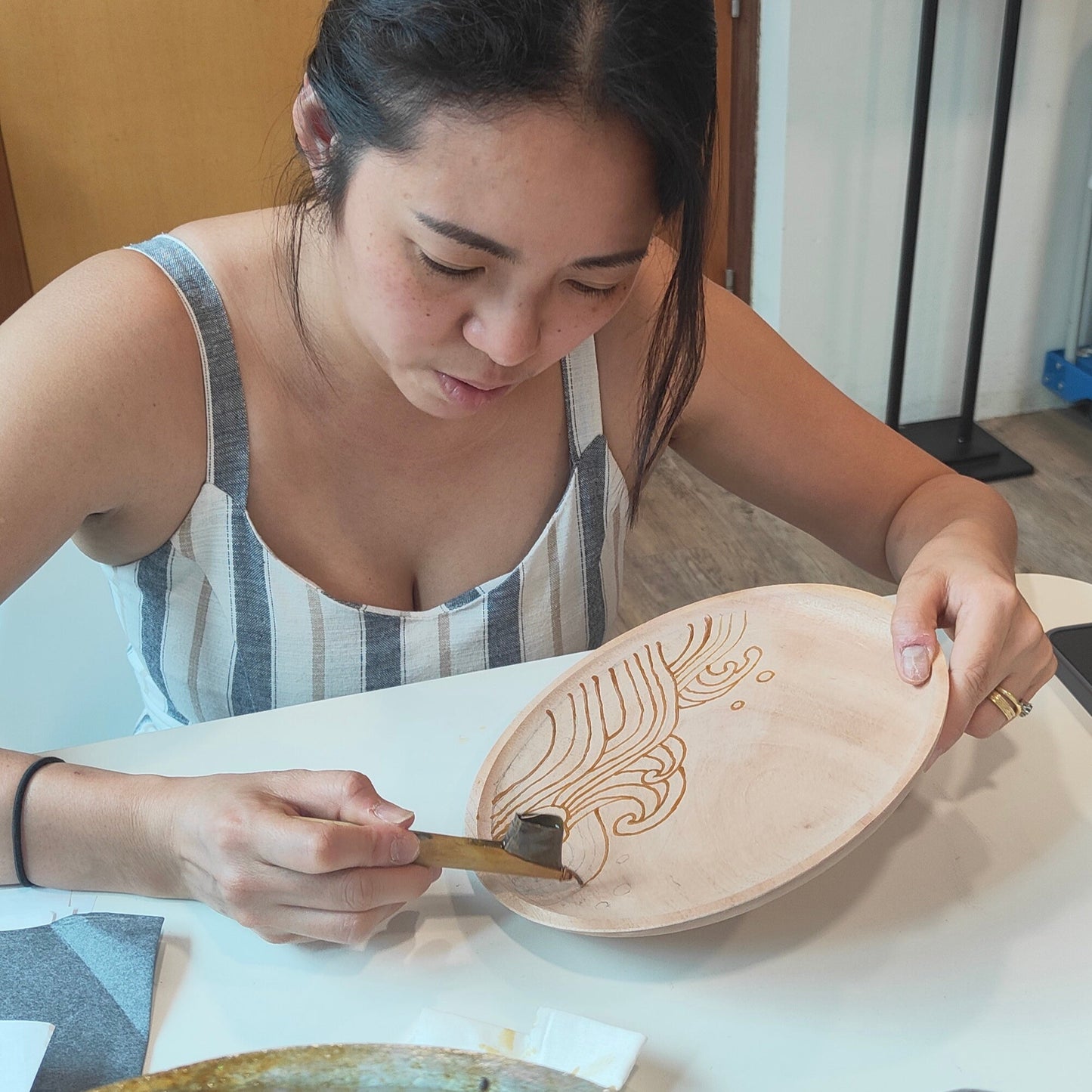 Batik Mahogany Plate Workshop