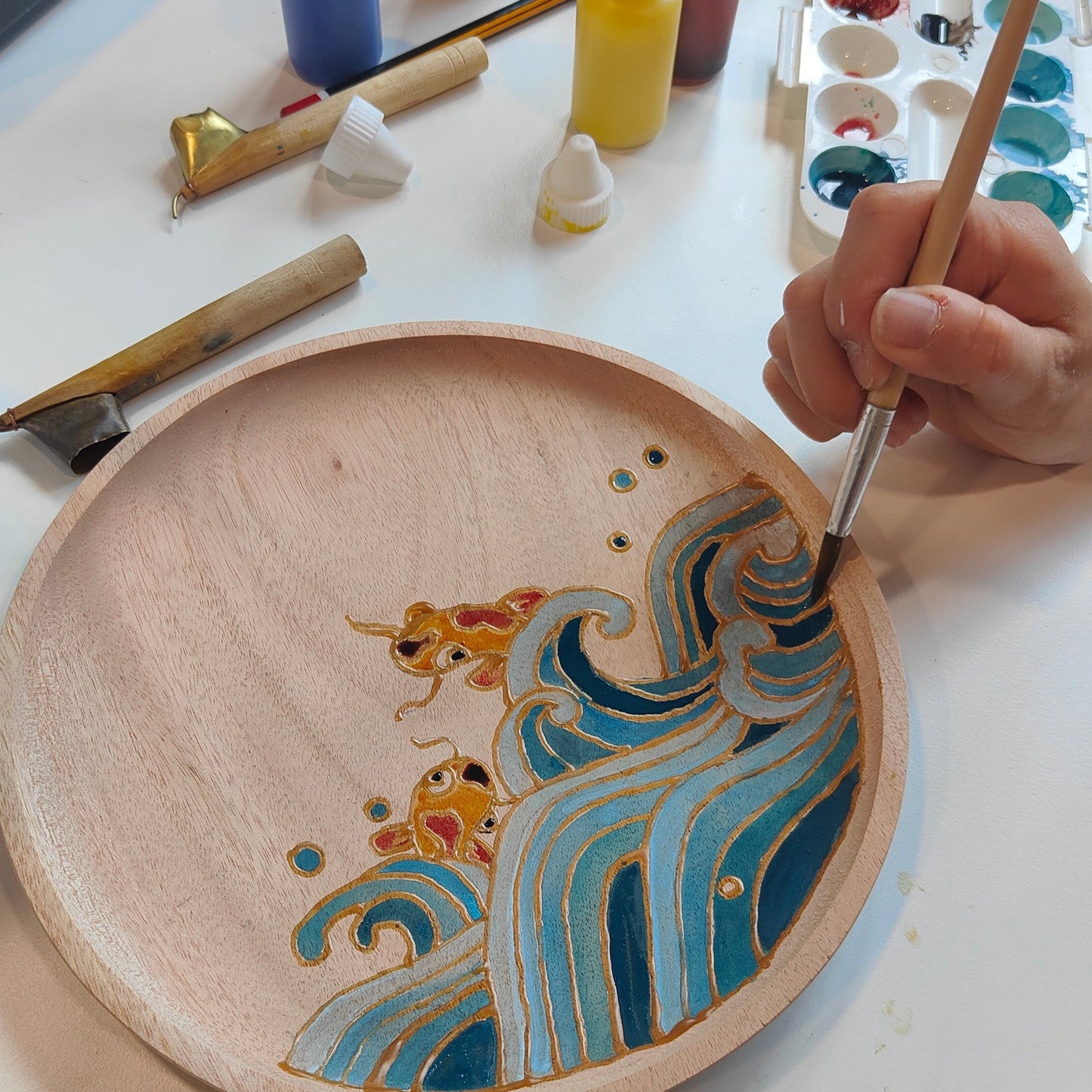 Batik Mahogany Plate Workshop