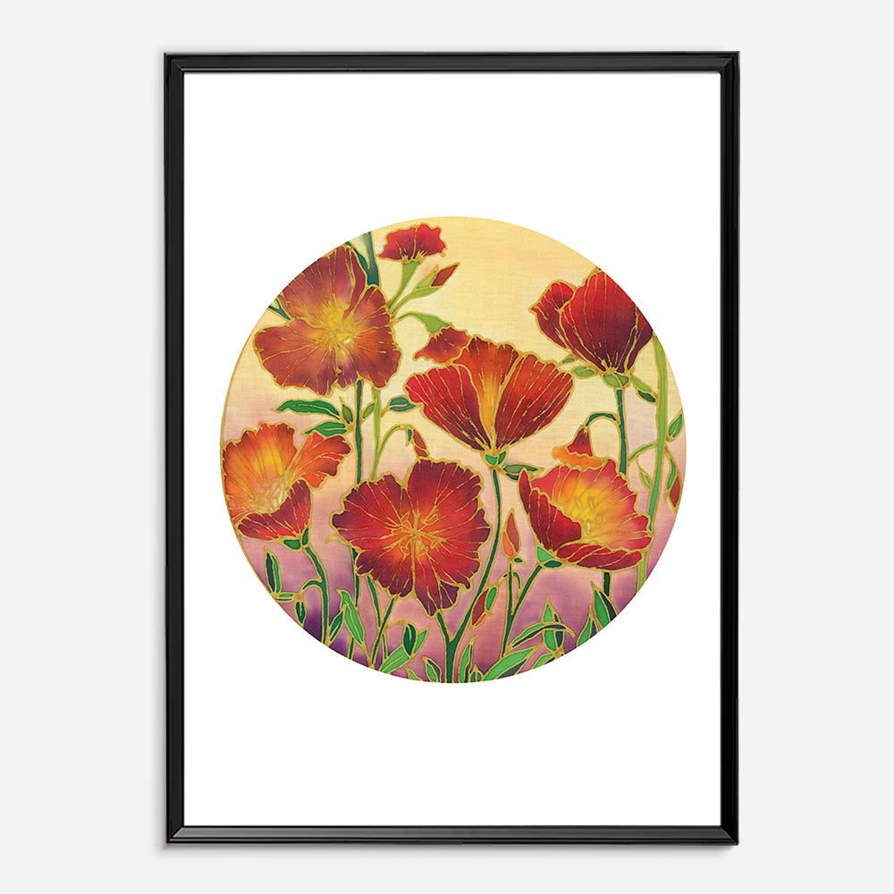 Sunset Poppies