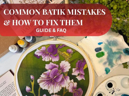 FAQ: Common Batik Painting Mistakes (And How to Fix Them)