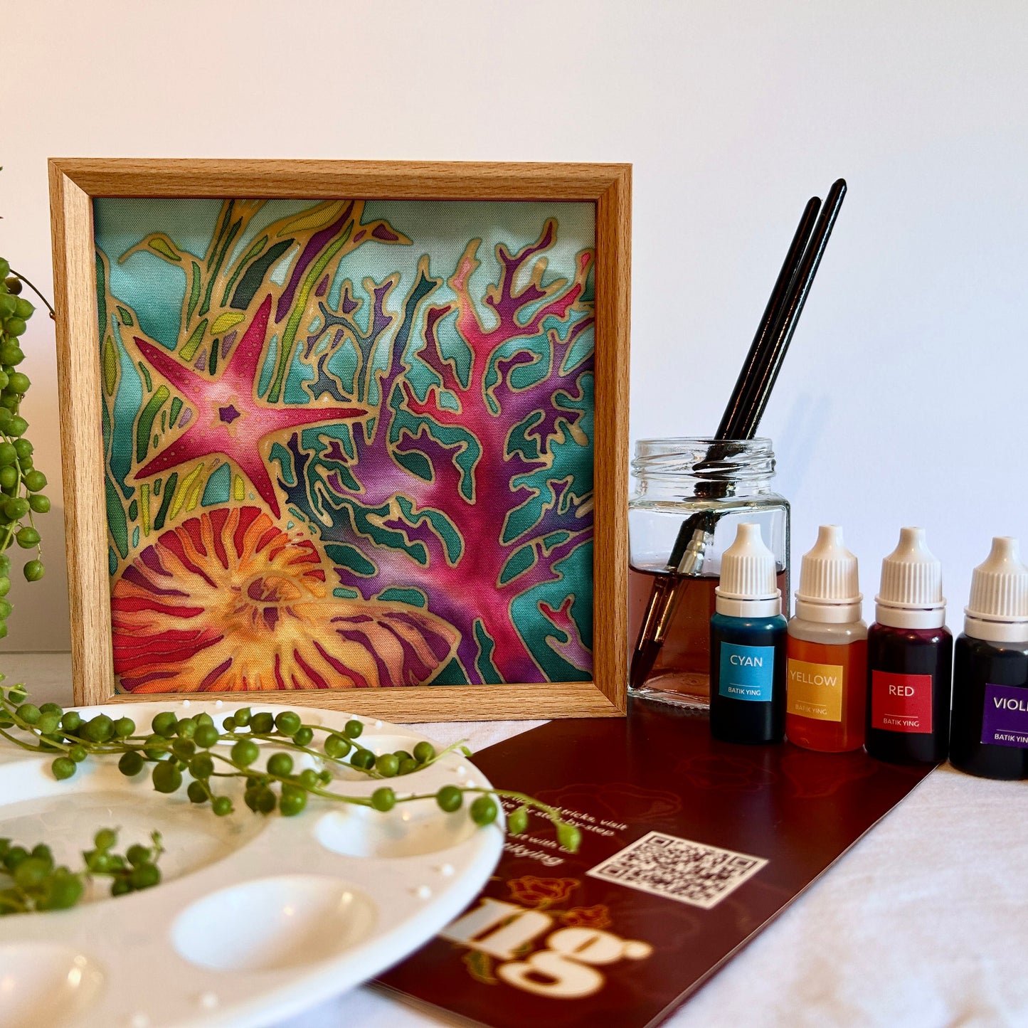 Batik Lamp Kit - Ocean Treasures