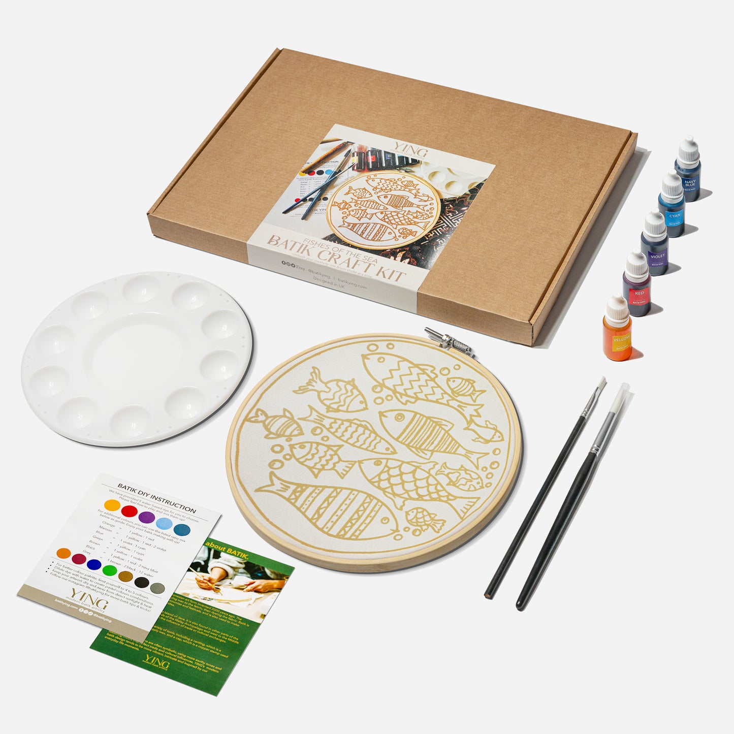 Classic Batik Craft Kit - Fishes of the Sea