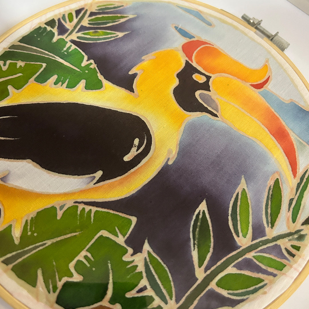 Batik DIY Kit - Rhinocerous Hornbill