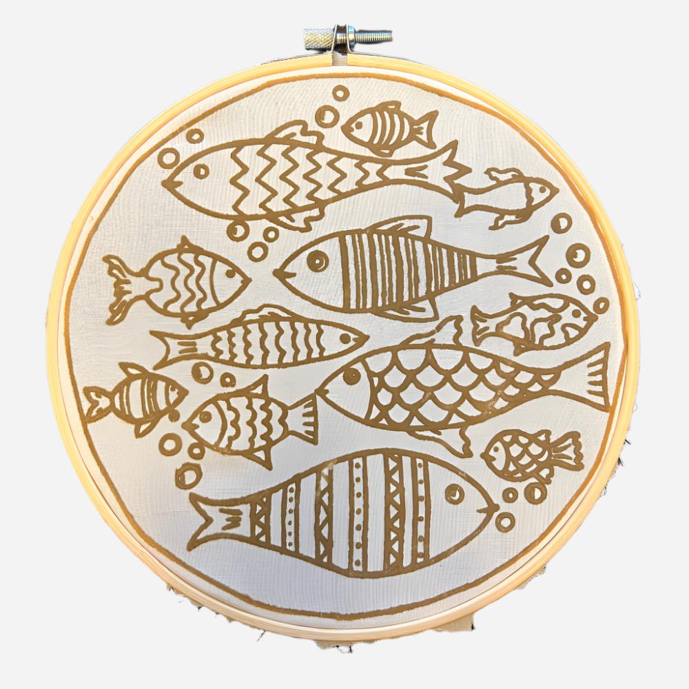 Batik DIY Kit - Fishes of the Sea