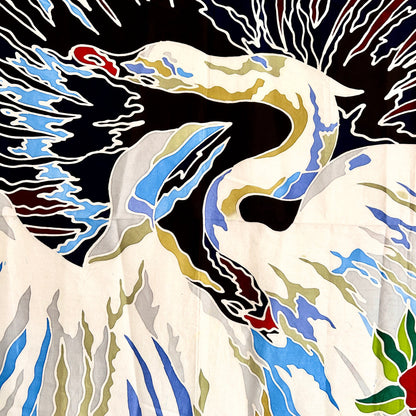 Batik Scarf - Dance of the Swan Queens