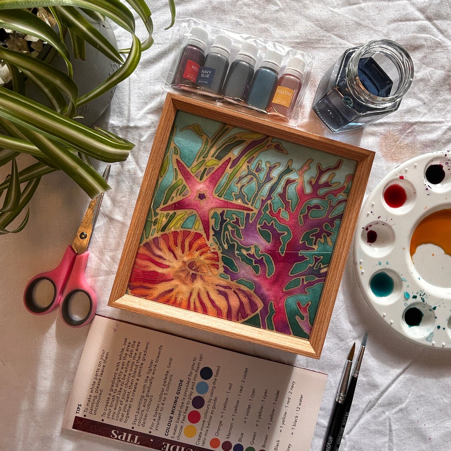 Batik Lamp Kit - Ocean Treasures