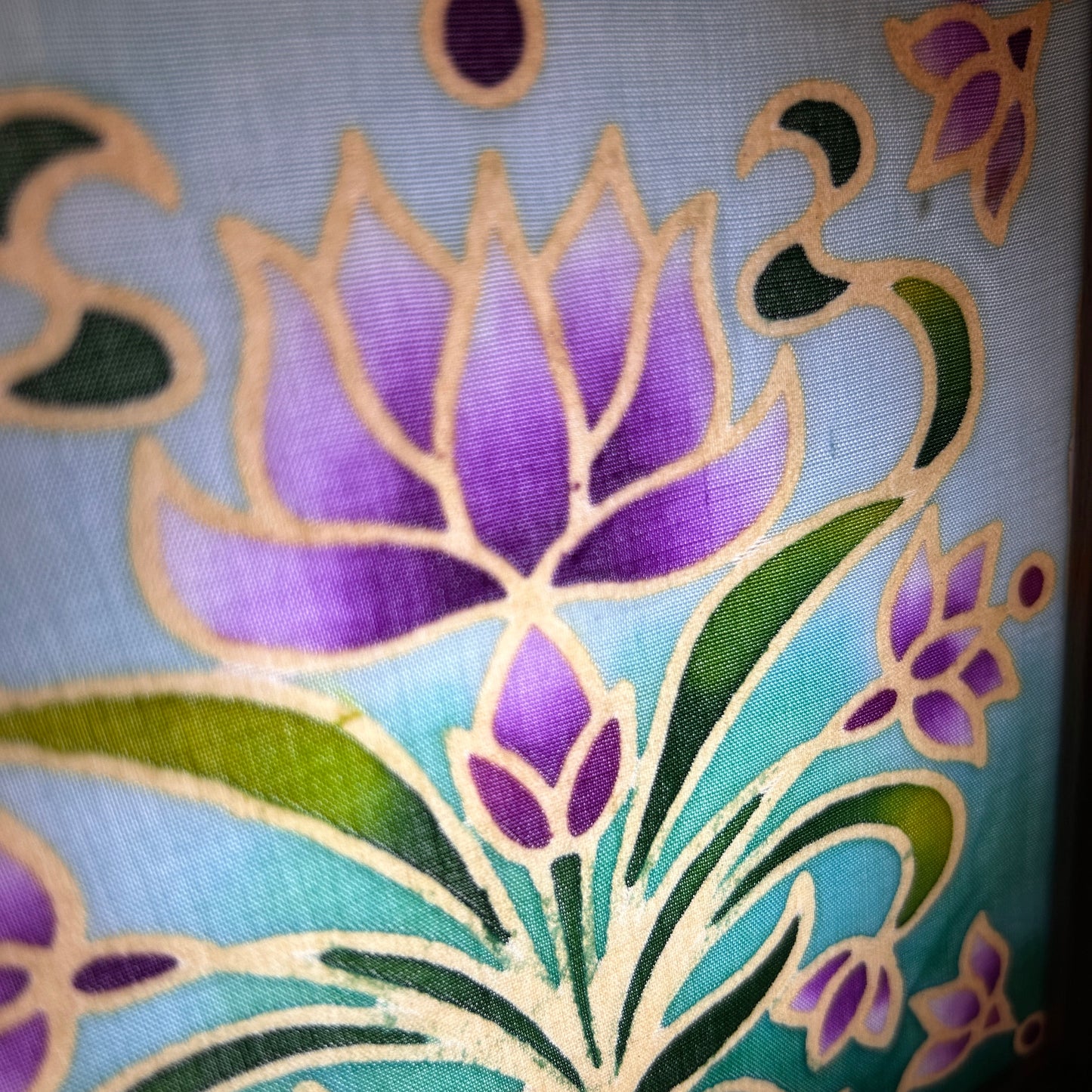 Batik Lamp Kit - Night Lotus