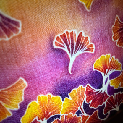 Batik Lamp Kit - Golden Gingko