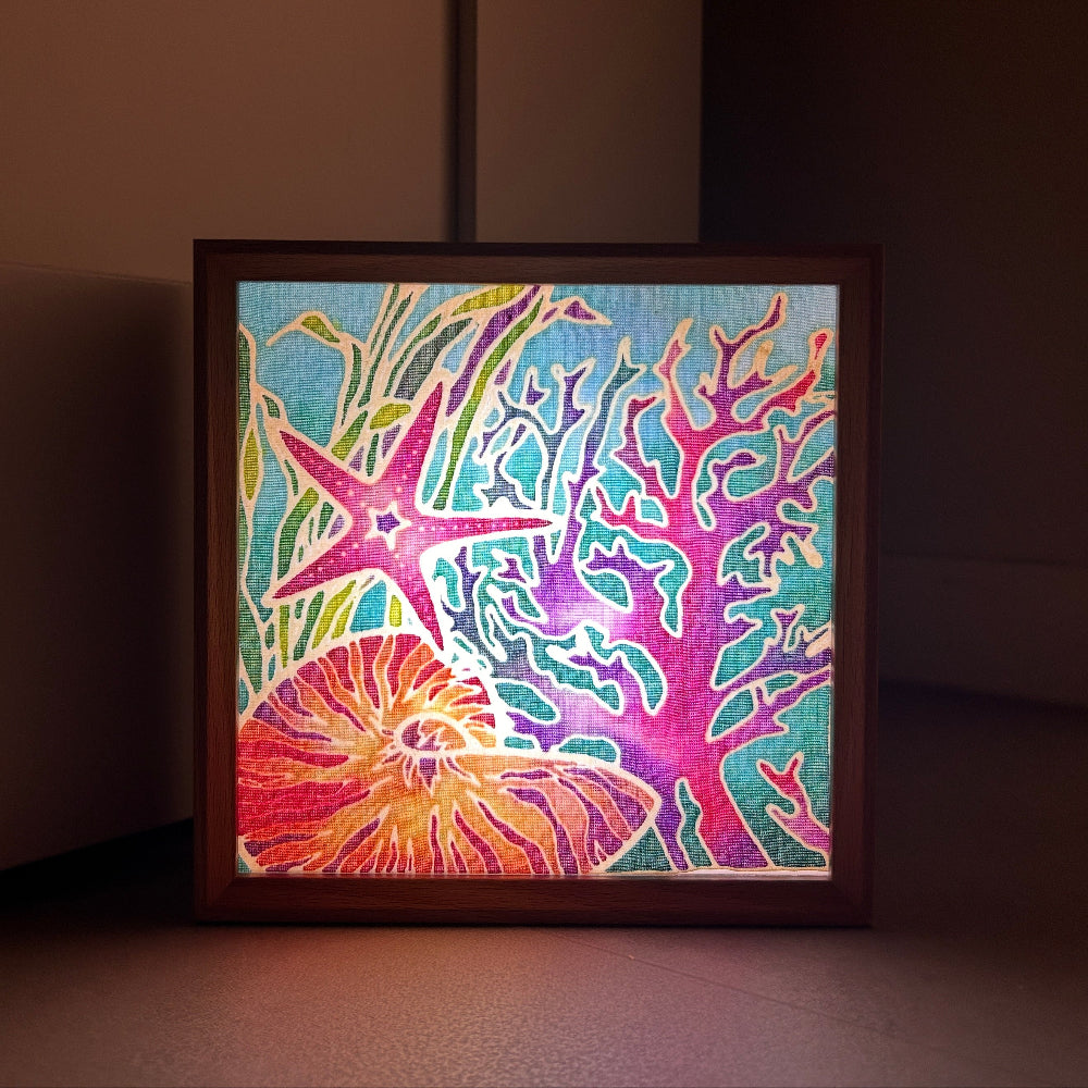 Batik Lamp Kit - Ocean Treasures