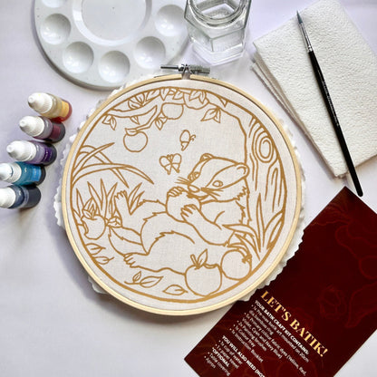 Mr. Brock's Picnic DIY Batik Craft Kit – Authentic Wax-Resist Textile Art for Beginners
