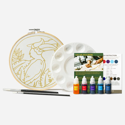 Classic Batik Craft Kit - Rhinocerous Hornbill