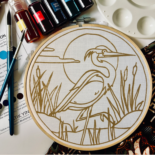 Batik DIY Kit - Heron