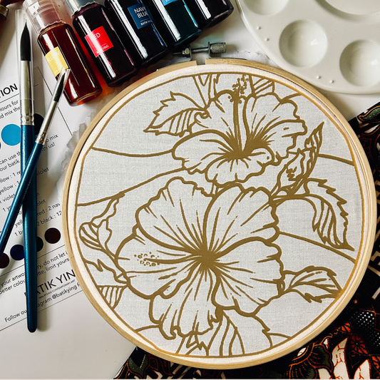 Batik DIY Kit - Hibiscus