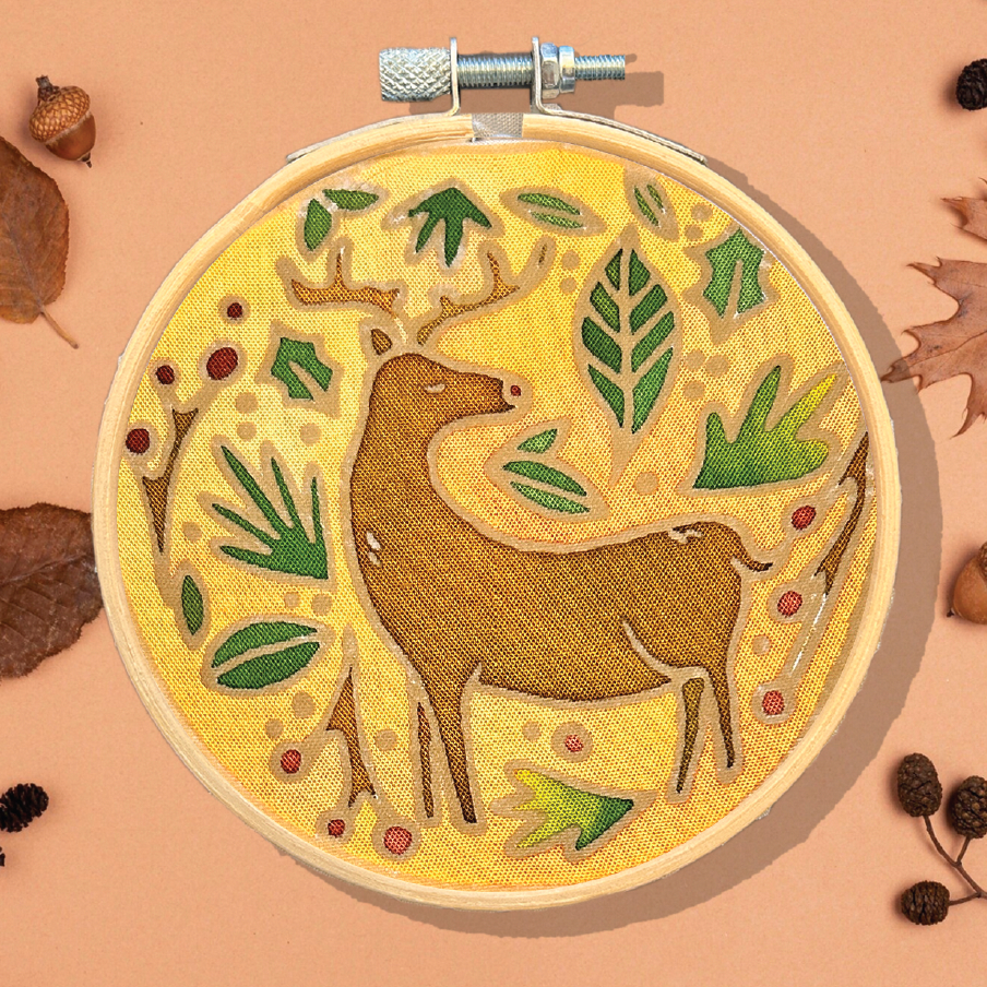 Mini Batik Rudolph Reindeer