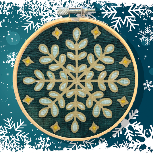 Mini Batik Craft Kit - Winter Snowflake