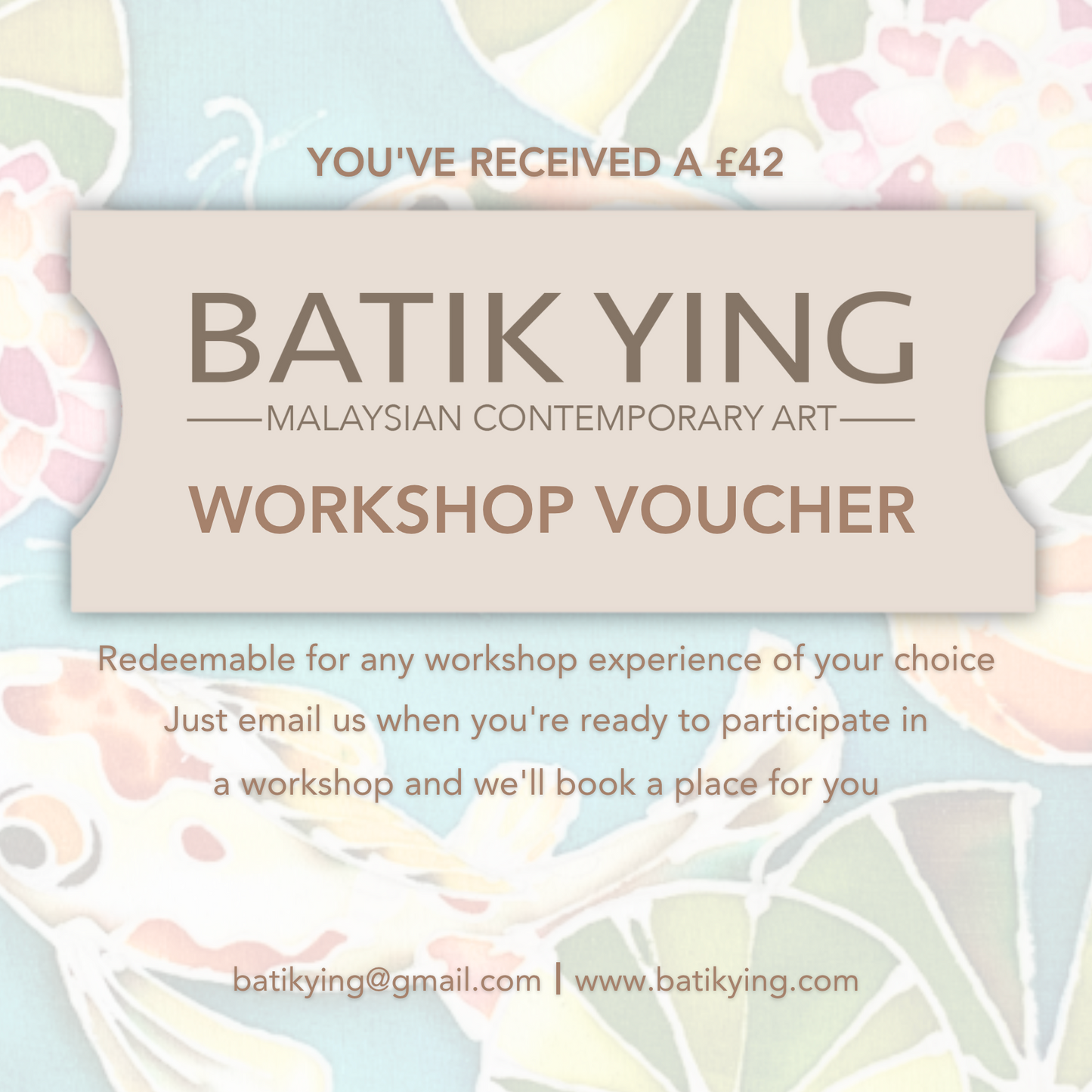 Gift Voucher Batik Workshop