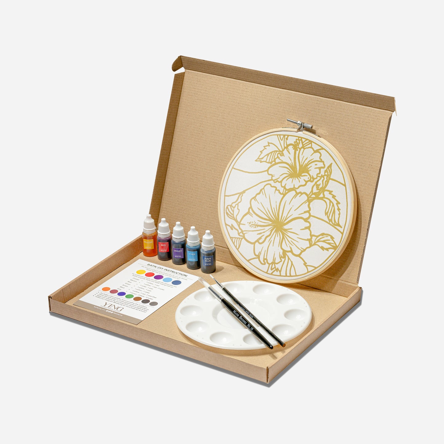 Classic Batik Craft Kit - Hibiscus