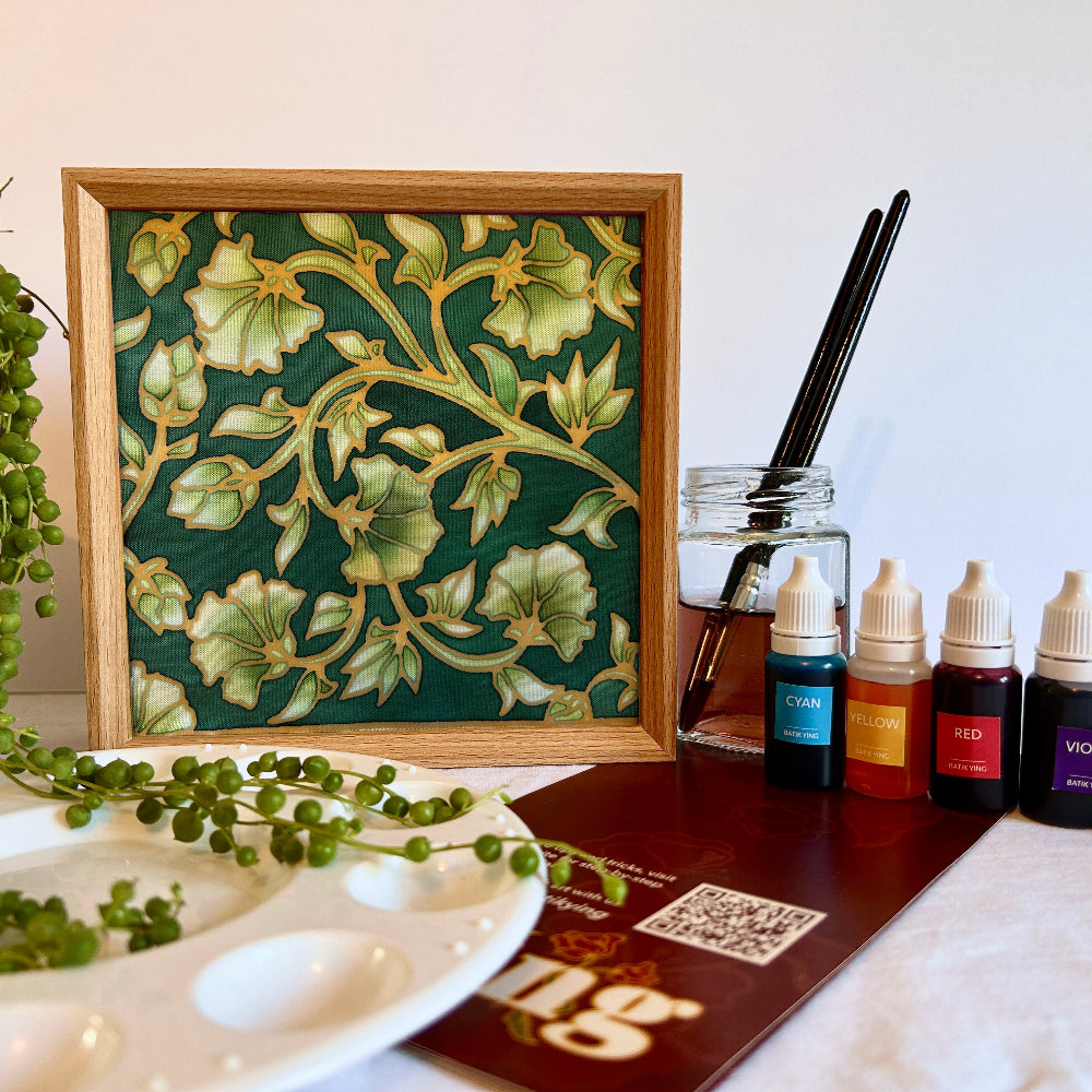 Batik Lamp Kit - Vintage Peonies