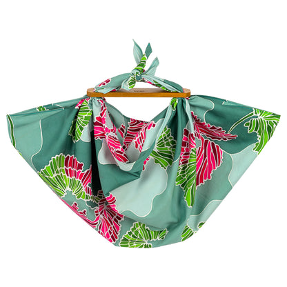 Summer Scatter Batik Satin Cotton Scarf