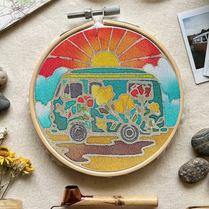 Mini Batik Craft Kit – Road Trip, Go! | Hand-Waxed DIY Craft Kit