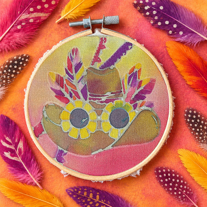Mini Batik Craft Kit – Howdy Sunny | Hand-Waxed DIY Craft Kit