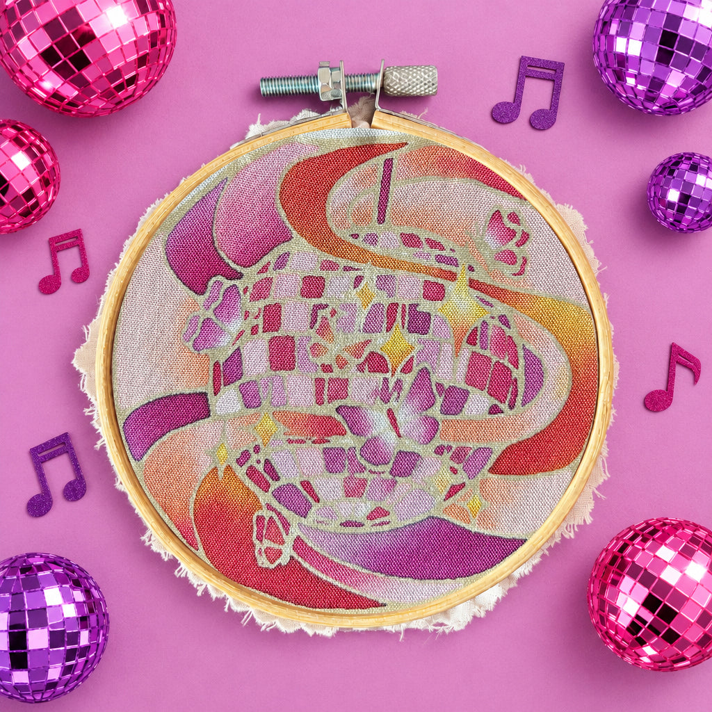 Mini Batik Craft Kit – Disco Fever | Hand-Waxed DIY Craft Kit