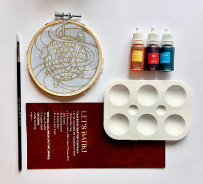 Mini Batik Craft Kit – Disco Fever | Hand-Waxed DIY Craft Kit
