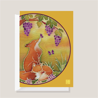 Sweet Dream, Tod | Batik Art Greeting Card
