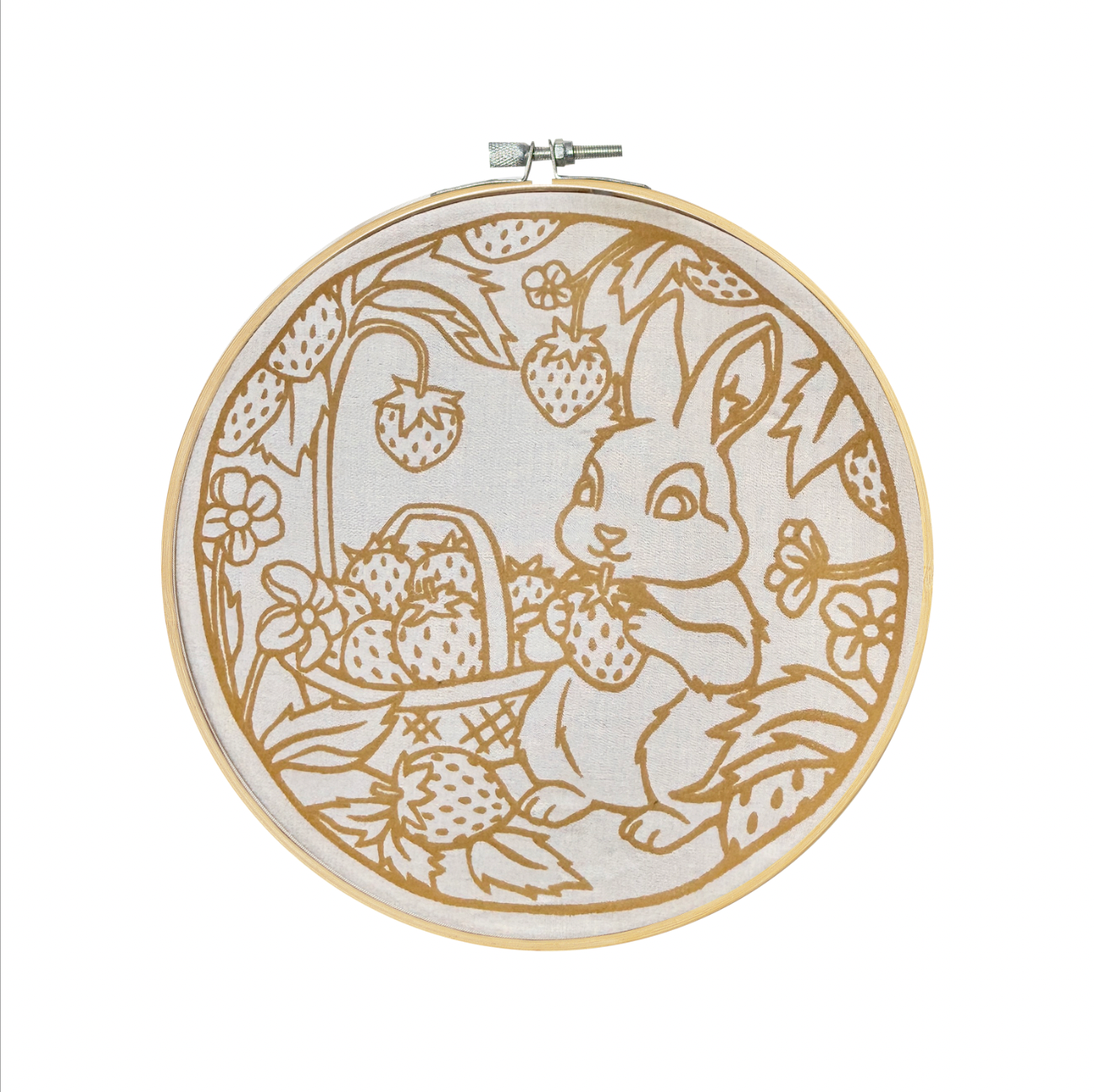 Strawberry Snuffle DIY Batik Craft Kit – Authentic Wax-Resist Textile Art for Beginners