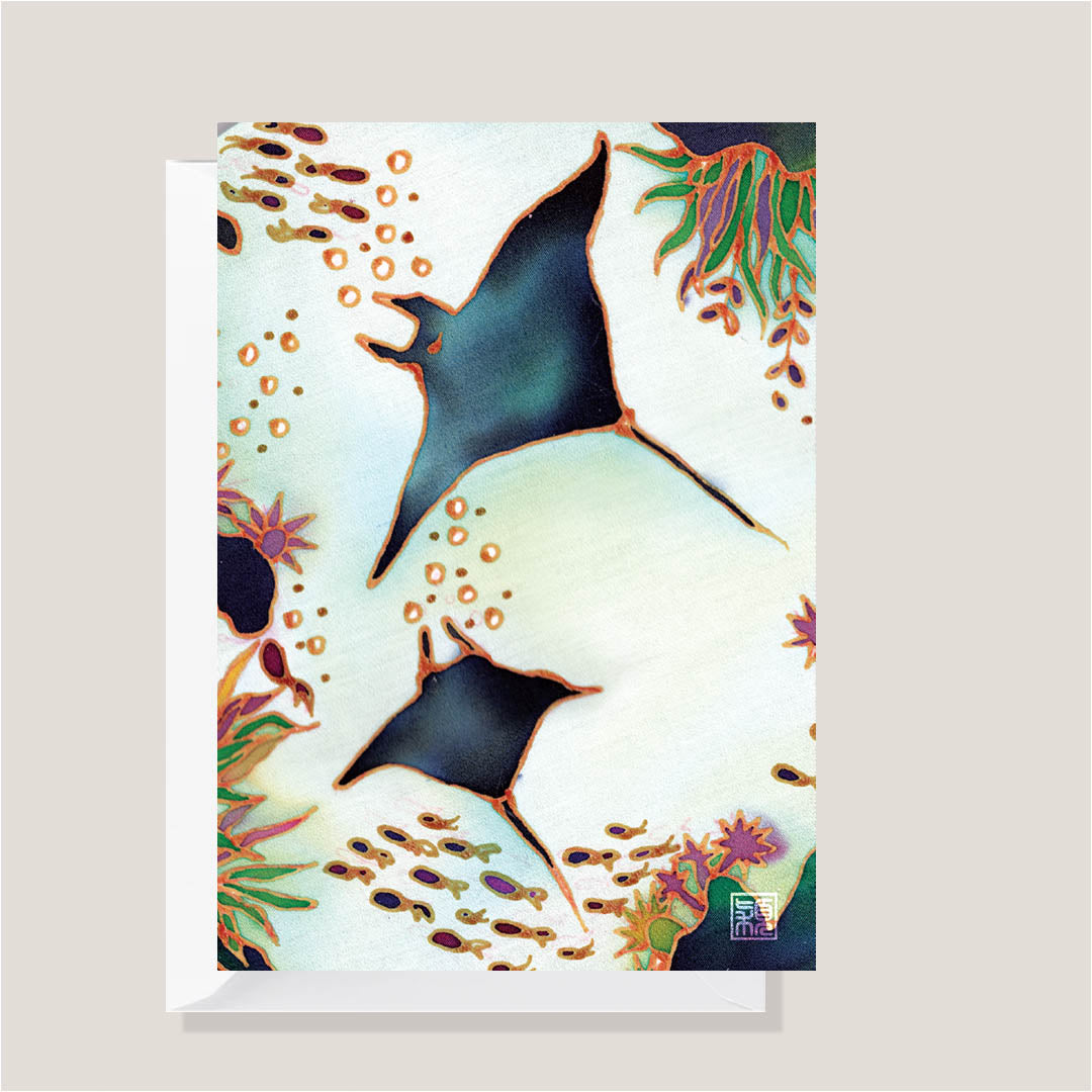 Guardians of the Ocean | Batik Art Greeting Card