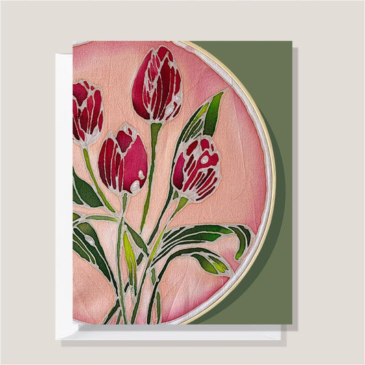 Tulip Bouquet Valentine's Day Card
